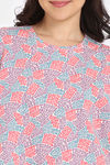 Rosaline Disco Daze Knit Cotton Shorts Set - Ecru — thumbnail 5