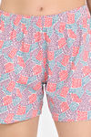 Rosaline Disco Daze Knit Cotton Shorts Set - Ecru — thumbnail 6