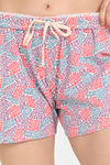 Rosaline Disco Daze Knit Cotton Shorts Set - Ecru — thumbnail 7