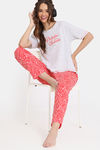 Rosaline Knit Poly Pyjama Set - Plumeria — thumbnail 4
