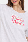 Rosaline Knit Poly Pyjama Set - Plumeria — thumbnail 5