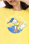Rosaline Mickey & Donald Knit Poly Pyjama Set -Marshmallow — thumbnail 5