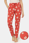 Rosaline Knit Cotton Pyjama - Cranberry — thumbnail 1