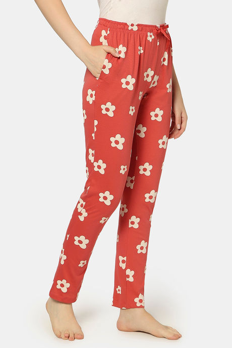 Rosaline Knit Cotton Pyjama - Cranberry — image 2