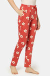 Rosaline Knit Cotton Pyjama - Cranberry — thumbnail 2