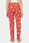 Rosaline Knit Cotton Pyjama - Cranberry — thumbnail 3