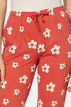 Rosaline Knit Cotton Pyjama - Cranberry — thumbnail 5
