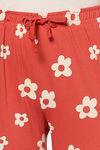 Rosaline Knit Cotton Pyjama - Cranberry — thumbnail 6