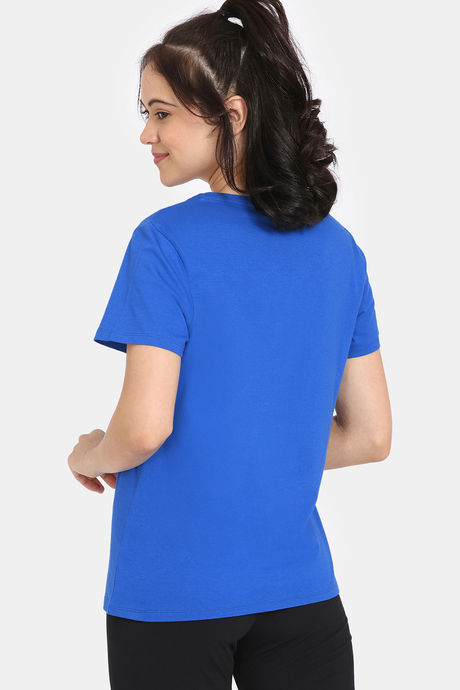 Rosaline Mickey & Donald Knit Cotton Top -Skydiver — image 3