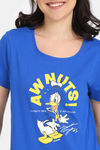 Rosaline Mickey & Donald Knit Cotton Top -Skydiver — thumbnail 5