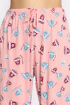 Rosaline Sugar Rush Knit Cotton Pyjama Set - Blossom — thumbnail 6