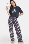 Rosaline Mystic Wonders Knit Cotton Pyjama Set - Poseidon — thumbnail 4