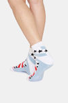 Rosaline Ankle Socks (Pack Of 2) - White Stripes White star — thumbnail 4