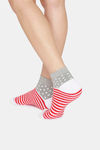 Rosaline Ankle Socks (Pack Of 2) - White Stripes White star — thumbnail 7