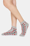 Rosaline Ankle Socks (Pack Of 2) - Black Grey star — thumbnail 3