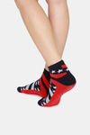 Rosaline Ankle Socks (Pack Of 2) - Black Grey star — thumbnail 7