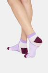 Rosaline Low Cut Socks (Pack Of 2) - Lavender Yellow — thumbnail 7