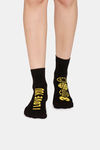 Rosaline Ankle Socks (Pack Of 2) - Black White — thumbnail 5