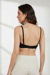Zivame Basics Double Layered Non Wired 3/4th Coverage Sag Lift Bra - Anthracite — thumbnail 3