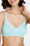Zivame Basics Double Layered Non Wired 3/4th Coverage Sag Lift Bra - Aruba Blue — thumbnail 4