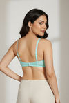 Zivame Basics Double Layered Non Wired 3/4th Coverage Sag Lift Bra - Plume — thumbnail 3