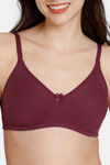 Zivame Basics Double Layered Non Wired 3/4th Coverage Sag Lift Bra - Rhododendron — thumbnail 4