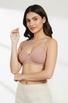 Zivame Basics Double Layered Non Wired 3/4th Coverage Sag Lift Bra - Roebuck — thumbnail 5