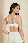 Zivame Basics Double Layered Non Wired 3/4th Coverage Sag Lift Bra - White — thumbnail 3