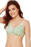 Rosaline All Day Comfort Pixel Print Wirefree Bra- Green — thumbnail 2