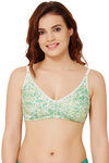 Rosaline All Day Comfort Pixel Print Wirefree Bra- Green — thumbnail 4