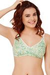 Rosaline All Day Comfort Pixel Print Wirefree Bra- Green — thumbnail 5
