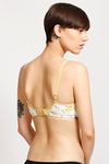 Rosaline All Day Comfort Double Layered Printed Wirefree Bra- Cinnamon Floral Print — thumbnail 2