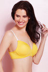 Rosaline Soft Padded Cup Wirefree Comfort Convertible Bra- Yellow — thumbnail 4