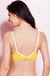 Rosaline Soft Padded Cup Wirefree Comfort Convertible Bra- Yellow — thumbnail 5