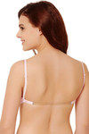 Rosaline Double Layered Wirefree Comfort Backless Bra- Baby Pink — thumbnail 1