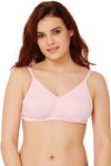 Rosaline Double Layered Wirefree Comfort Backless Bra- Baby Pink — thumbnail 3