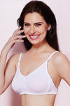 Rosaline Basics Double Layered Non Wired 3/4th Coverage T-Shirt Bra-White — thumbnail 3