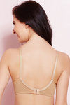Rosaline Everyday Double Layered Non Wired 3/4th Coverage T-Shirt Bra-Skin — thumbnail 2
