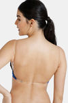 Zivame Basics Padded Non Wired 3/4th Coverage Backless Bra - Sodalite Blue — thumbnail 3
