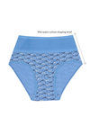 Rosaline Mid Waist Tummy Tucker Panty (Pack of 2)- Blue n Purple — thumbnail 6