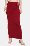 Sugathari Flared Saree Shapewear  - Black Maroon — thumbnail 2