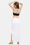 Sugathari Flared Saree Shapewear  - Black White — thumbnail 6