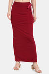 Sugathari Flared Saree Shapewear  - Skin Maroon — thumbnail 7