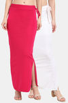 Sugathari Flared Saree Shapewear  - White Pink — thumbnail 1
