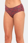 Red Rose Medium Rise Full Coverage Hipster Panty (Pack of 3) - Multicolor — thumbnail 3