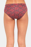 Red Rose Medium Rise Full Coverage Hipster Panty (Pack of 3) - Multicolor — thumbnail 4