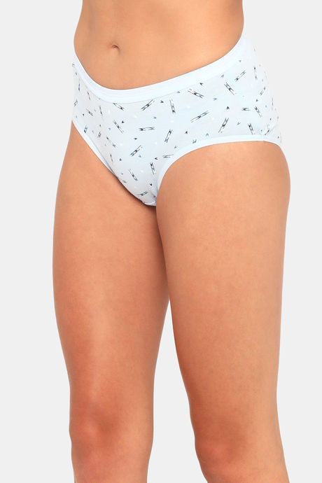 Red Rose Medium Rise Full Coverage Hipster Panty (Pack of 3) - Multicolor — image 11