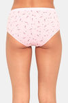 Red Rose Medium Rise Full Coverage Hipster Panty (Pack of 3) - Multicolor — thumbnail 4