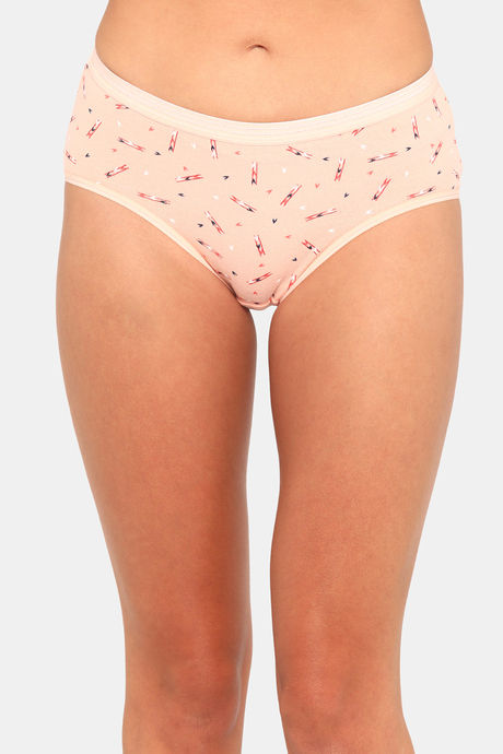 Red Rose Medium Rise Full Coverage Hipster Panty (Pack of 3) - Multicolor — image 6