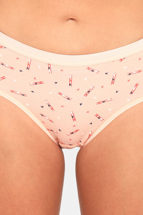 Red Rose Medium Rise Full Coverage Hipster Panty (Pack of 3) - Multicolor — image 9